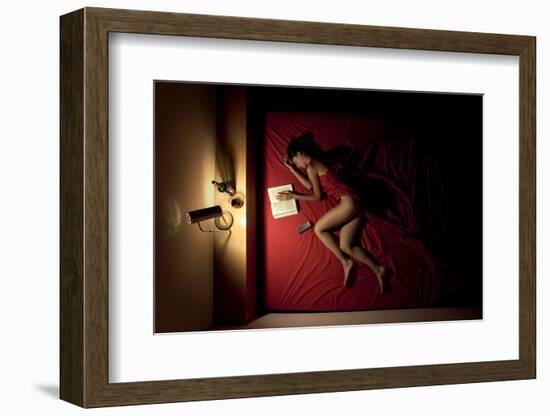 He and No. 039;S Being Late, Too Late-Xavi Cardell-Framed Photographic Print