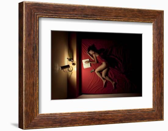 He and No. 039;S Being Late, Too Late-Xavi Cardell-Framed Photographic Print