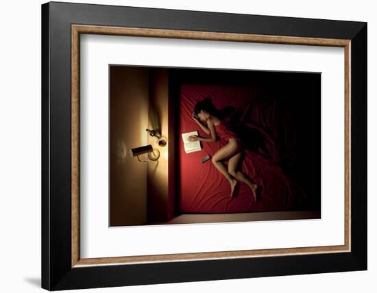 He and No. 039;S Being Late, Too Late-Xavi Cardell-Framed Photographic Print