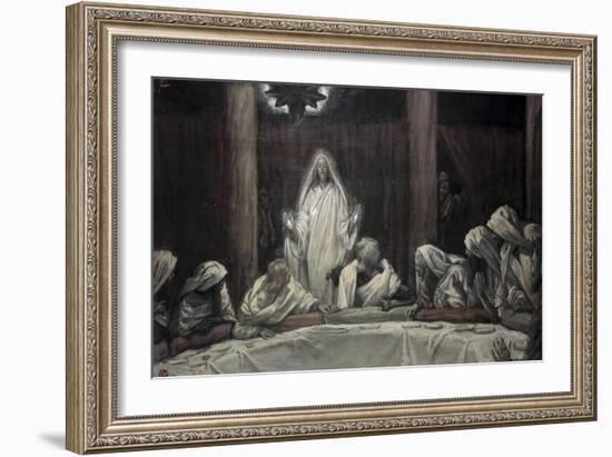 He Appeared to the Eleven as They Sat at Meat-James Tissot-Framed Giclee Print
