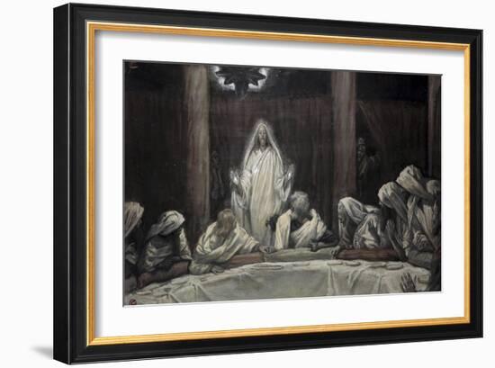 He Appeared to the Eleven as They Sat at Meat-James Tissot-Framed Giclee Print