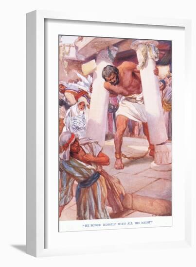 He Bowed with All His Might-Arthur A. Dixon-Framed Giclee Print