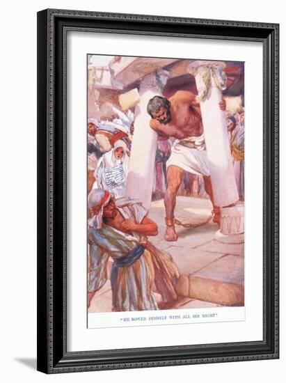 He Bowed with All His Might-Arthur A. Dixon-Framed Giclee Print