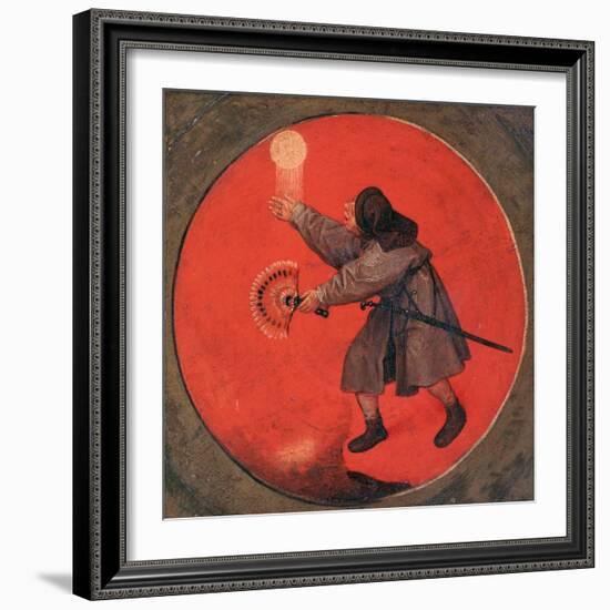 He Cannot Tolerate the Sun Shimmering in the Water, C1558-1560-Pieter Bruegel the Elder-Framed Giclee Print