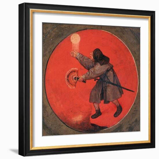 He Cannot Tolerate the Sun Shimmering in the Water, C1558-1560-Pieter Bruegel the Elder-Framed Giclee Print