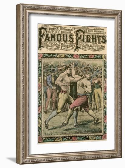 He Caught Tom a Smack under the Chin, Late 19th or Early 20th Century-Pugnis-Framed Giclee Print