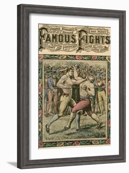 He Caught Tom a Smack under the Chin, Late 19th or Early 20th Century-Pugnis-Framed Giclee Print