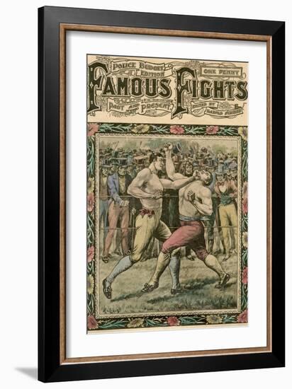 He Caught Tom a Smack under the Chin, Late 19th or Early 20th Century-Pugnis-Framed Giclee Print