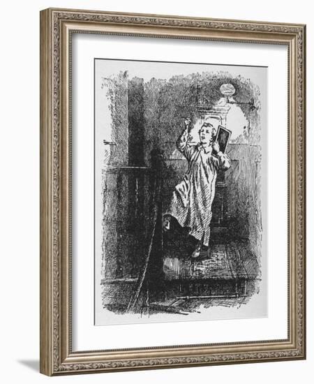 He Could Not Refrain from Shouting in Triumph., C1918-null-Framed Giclee Print