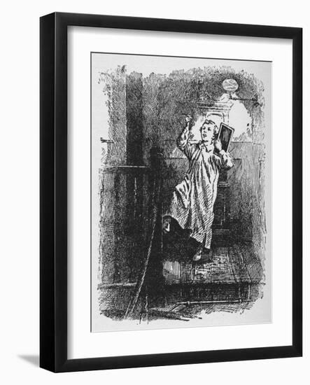 He Could Not Refrain from Shouting in Triumph., C1918-null-Framed Giclee Print