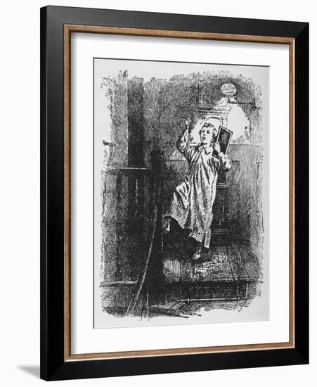 He Could Not Refrain from Shouting in Triumph., C1918-null-Framed Giclee Print
