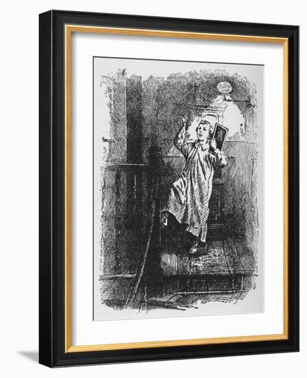 He Could Not Refrain from Shouting in Triumph., C1918-null-Framed Giclee Print