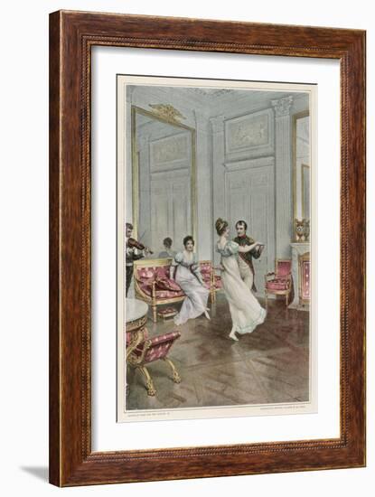 He Dances with Maria Luisa at Compiegne-Lucius Rossi-Framed Art Print