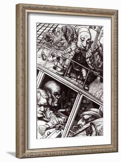 He Had Wholly Forgotten His Name, Illustration from The Hunting of the Snark by Lewis Carroll-Henry Holiday-Framed Giclee Print