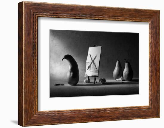 He Has a Painter's Block...-Victoria Ivanova-Framed Photographic Print