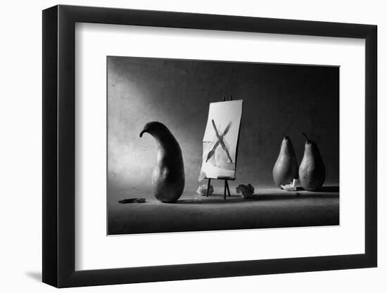 He Has a Painter's Block...-Victoria Ivanova-Framed Photographic Print