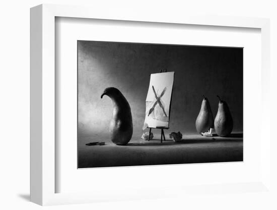 He Has a Painter's Block...-Victoria Ivanova-Framed Photographic Print