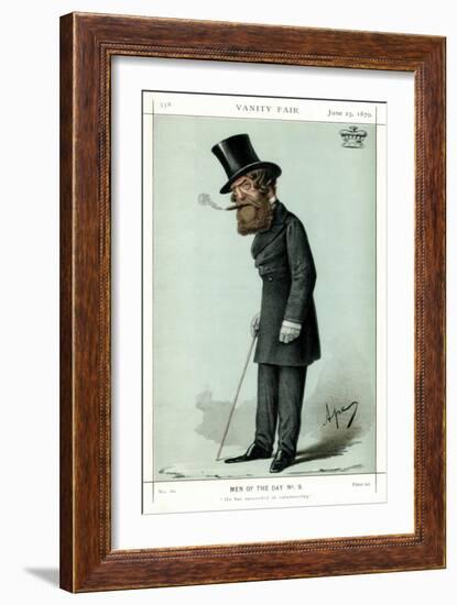 He Has Succeeded in Volunteering, Viscount Ranelagh, 1870-Carlo Pellegrini-Framed Giclee Print