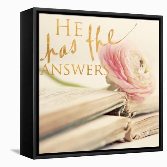 He has the Answers-Sarah Gardner-Framed Stretched Canvas