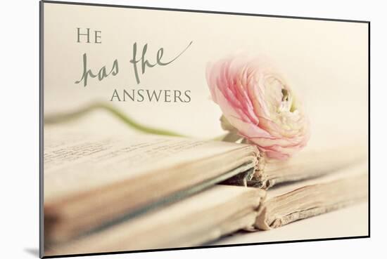 He has the Answers-Sarah Gardner-Mounted Art Print