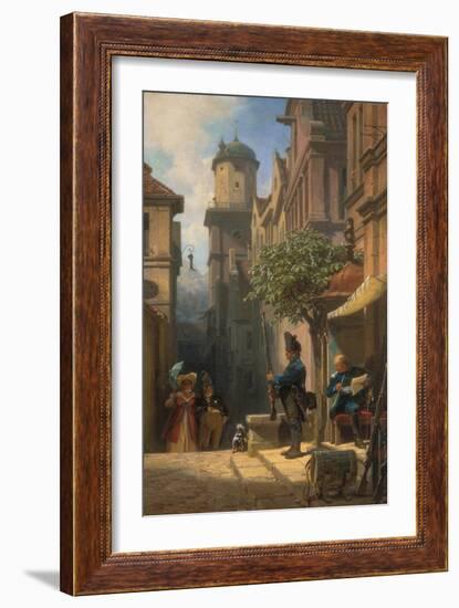 He Is Coming!-Carl Spitzweg-Framed Giclee Print