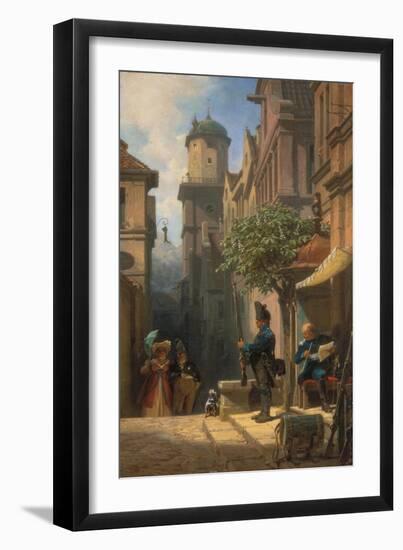 He Is Coming!-Carl Spitzweg-Framed Giclee Print