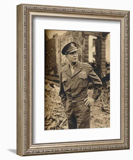 'He Led Our Liberating Armies to Victory', 1945-Unknown-Framed Photographic Print