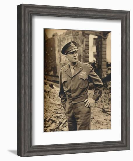 'He Led Our Liberating Armies to Victory', 1945-Unknown-Framed Photographic Print