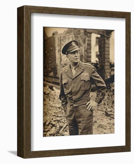 'He Led Our Liberating Armies to Victory', 1945-Unknown-Framed Photographic Print