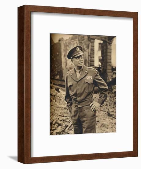 'He Led Our Liberating Armies to Victory', 1945-Unknown-Framed Photographic Print