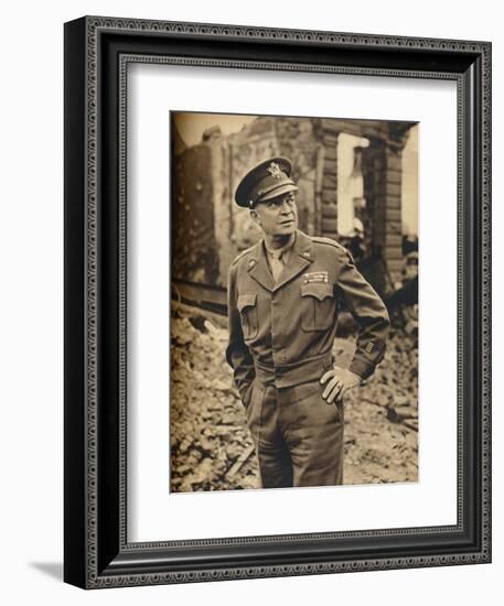 'He Led Our Liberating Armies to Victory', 1945-Unknown-Framed Photographic Print