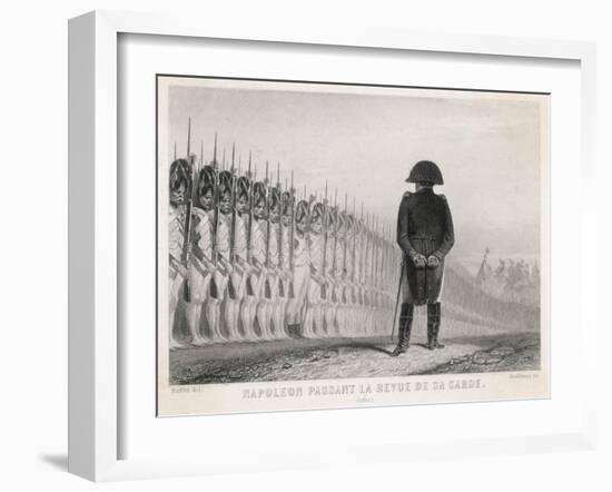 He Reviews the Imperial Guard-Audibran-Framed Art Print