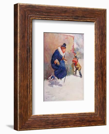 He's Got my Kite!-Lawson Wood-Framed Premium Giclee Print