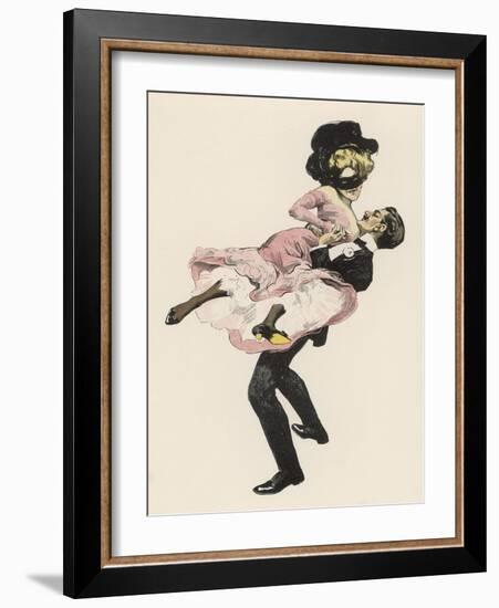 He Sweeps His Partner off Her Feet-Ferdinand Von Reznicek-Framed Art Print