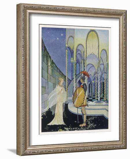 He Tells Ariadne Daughter of Minos King of Crete That-Virginia Frances Sterrett-Framed Art Print