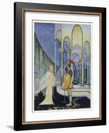 He Tells Ariadne Daughter of Minos King of Crete That-Virginia Frances Sterrett-Framed Art Print