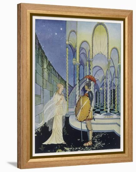 He Tells Ariadne Daughter of Minos King of Crete That-Virginia Frances Sterrett-Framed Stretched Canvas