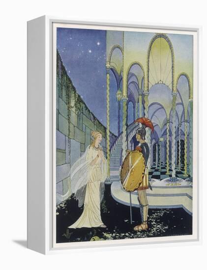 He Tells Ariadne Daughter of Minos King of Crete That-Virginia Frances Sterrett-Framed Stretched Canvas