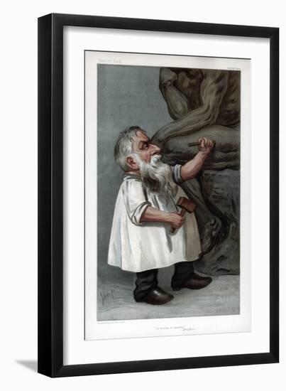 He Thinks in Marble, Jehu Junior, 1904-Auguste Rodin-Framed Giclee Print