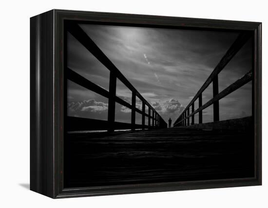 He Thought He Could Touch the Sky-Sharon Wish-Framed Premier Image Canvas