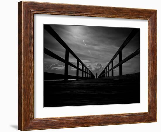 He Thought He Could Touch the Sky-Sharon Wish-Framed Photographic Print