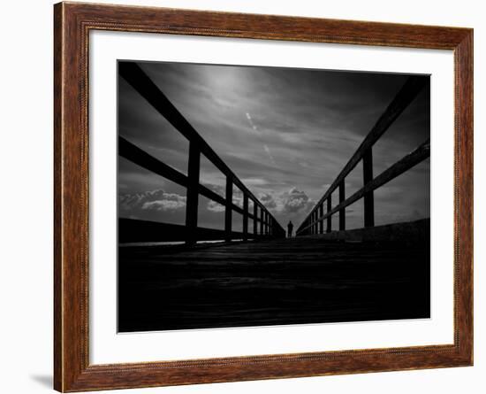 He Thought He Could Touch the Sky-Sharon Wish-Framed Photographic Print