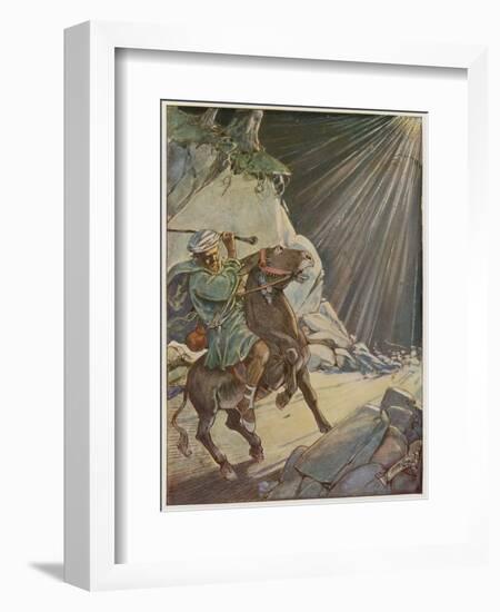 He Took His Staff and Beat the Poor Beast-Tony Sarg-Framed Giclee Print