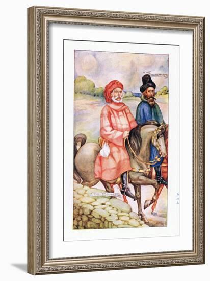 He Was the Soul of Hospitality-Anne Anderson-Framed Giclee Print