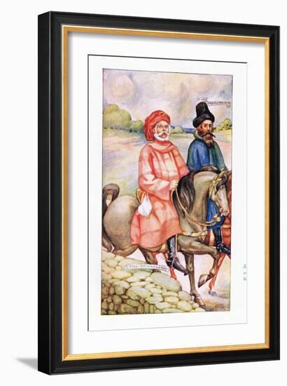 He Was the Soul of Hospitality-Anne Anderson-Framed Giclee Print