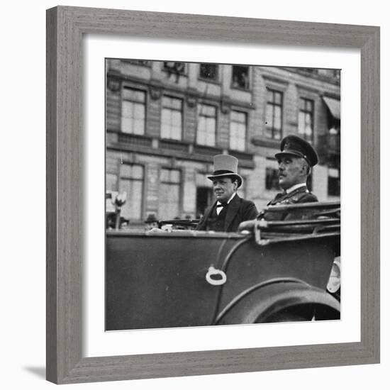 'He went to Cologne to the Headquarters of the British Army of Occupation', c1919, (1945)-Unknown-Framed Photographic Print