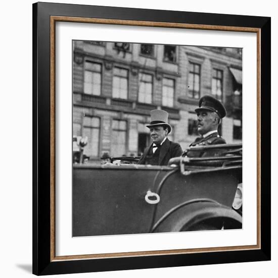 'He went to Cologne to the Headquarters of the British Army of Occupation', c1919, (1945)-Unknown-Framed Photographic Print