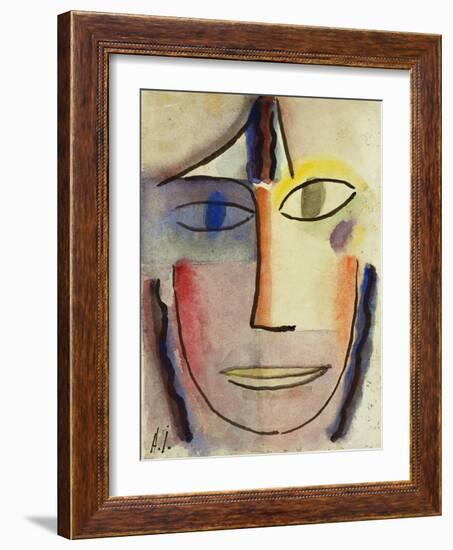 Head, 1920-Alexej Von Jawlensky-Framed Premium Giclee Print