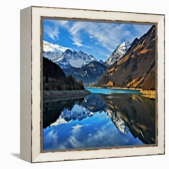 Head Above Water-Philippe Sainte-Laudy-Framed Premier Image Canvas