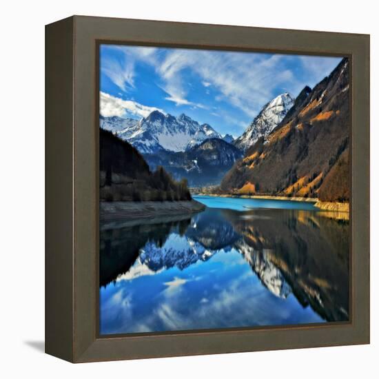 Head Above Water-Philippe Sainte-Laudy-Framed Premier Image Canvas